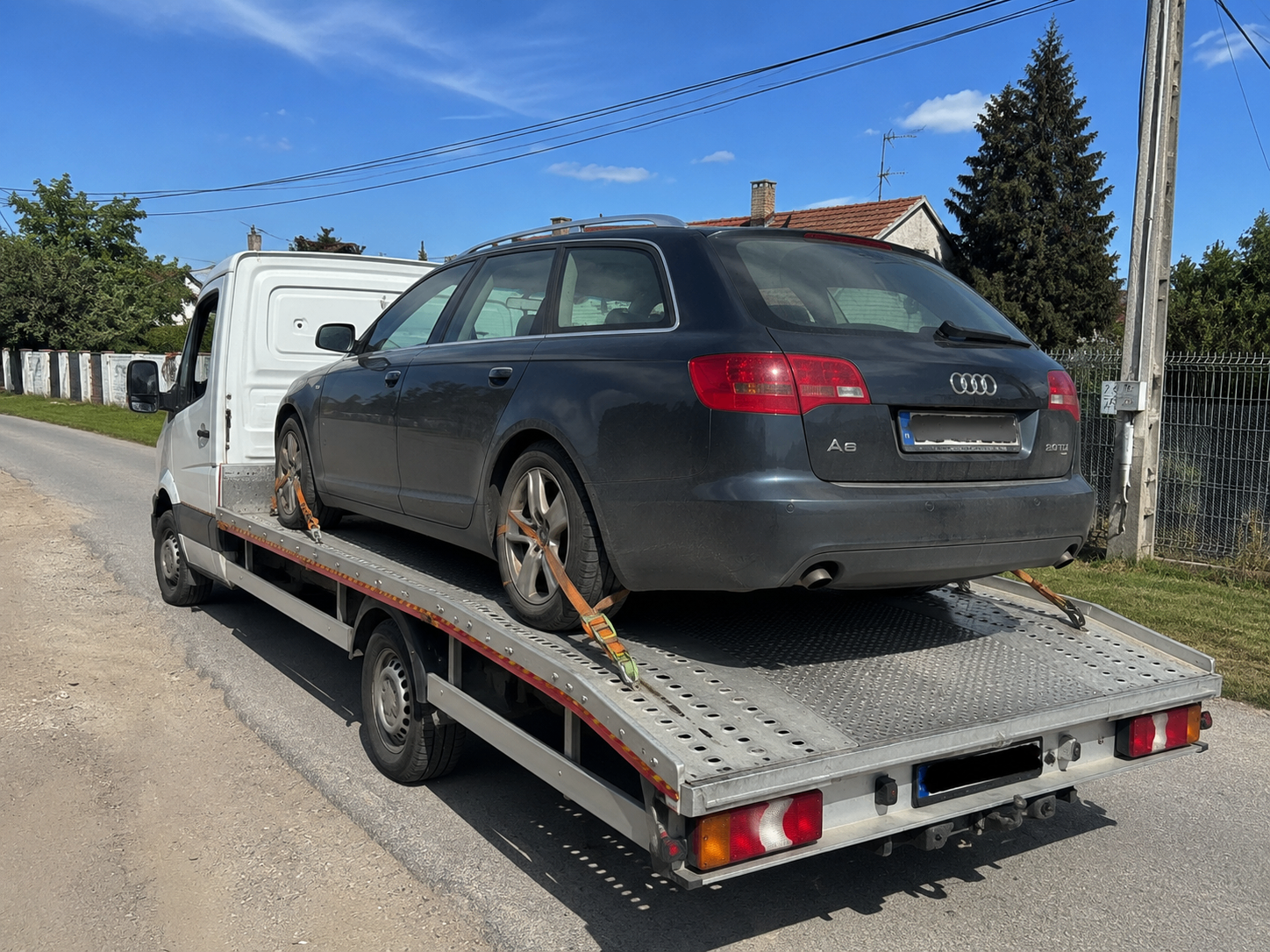 Audi A6 Avant szállítása